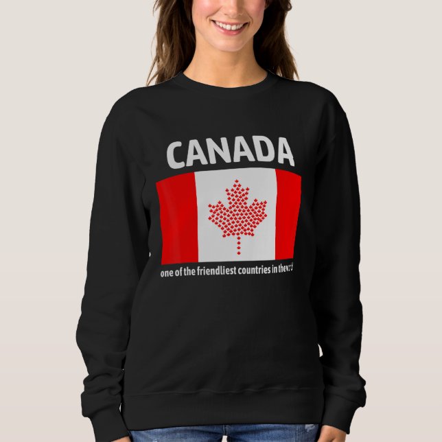 Camiseta O Canadá É Um Dos Países Mais Amigos Da (Frente)