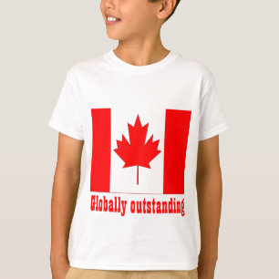 Camiseta O Canadá está em destaque no mundo