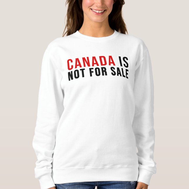 Camiseta O Canadá Não É Para Venda (Frente)