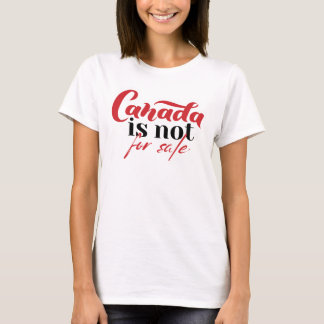 Camiseta O Canadá NÃO é para venda