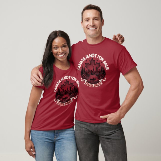 Camiseta O Canadá não é para venda (Unissex)