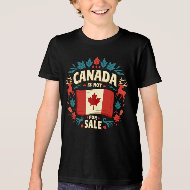 Camiseta O Canadá Não É Para Venda (Frente)