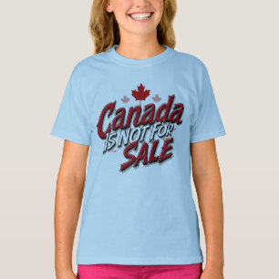 Camiseta O Canadá Não Está À Venda - Defenda a Soberania