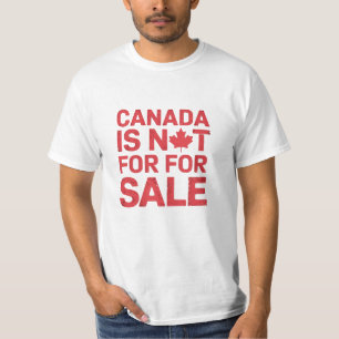 Camiseta O Canadá não está à venda Fique forte - Anti Trump