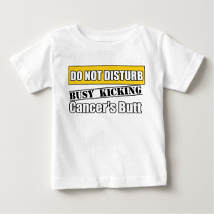 Camiseta O cancer da infância não perturba o retrocesso d