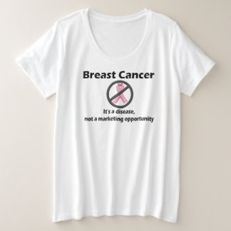 Camiseta O Cancer da mama é a oportunidade de não-Marketing