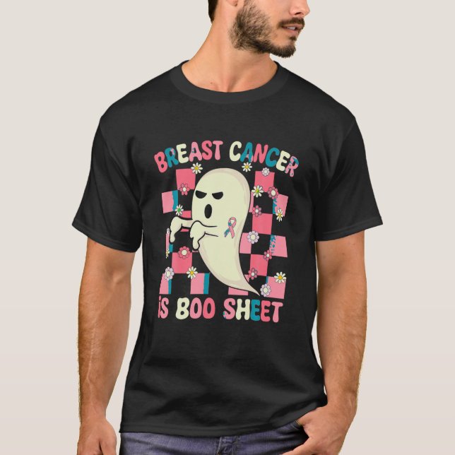 Camiseta O Cancer da Mama é o guerreiro de Cancer da Mama d (Frente)