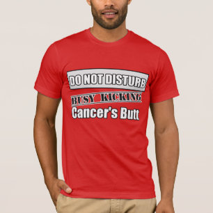 Camiseta O cancer de osso não perturba o retrocesso do