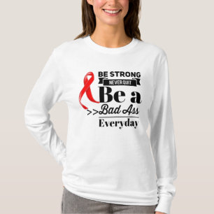 Camiseta O cancer de sangue seja forte