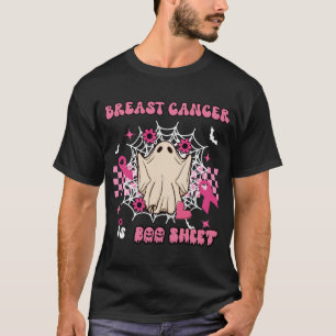 Camiseta O cancer engraçado da mama é o vintage ghost