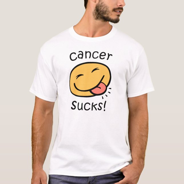 Camiseta o cancer suga (Frente)