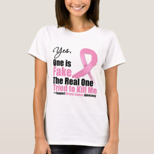 Camiseta O Cancer Um é Falso