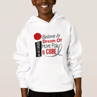 Camiseta O cancro cerebral ACREDITA a ESPERANÇA IDEAL