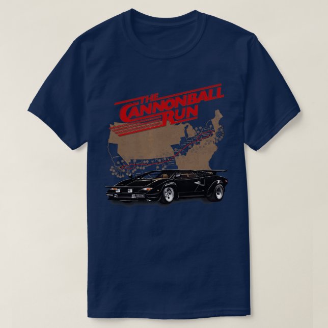 Camiseta O Cannonball Run 2 (Frente do Design)