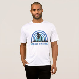 Camiseta O cão é meu namorados, meu cão é meu namorados
