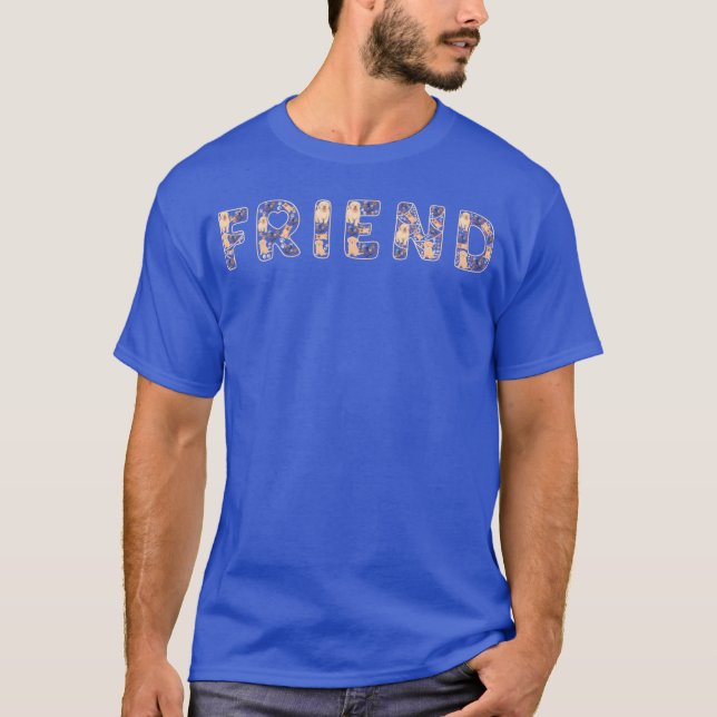 Camiseta O cão é sempre um presente amigo (Frente)
