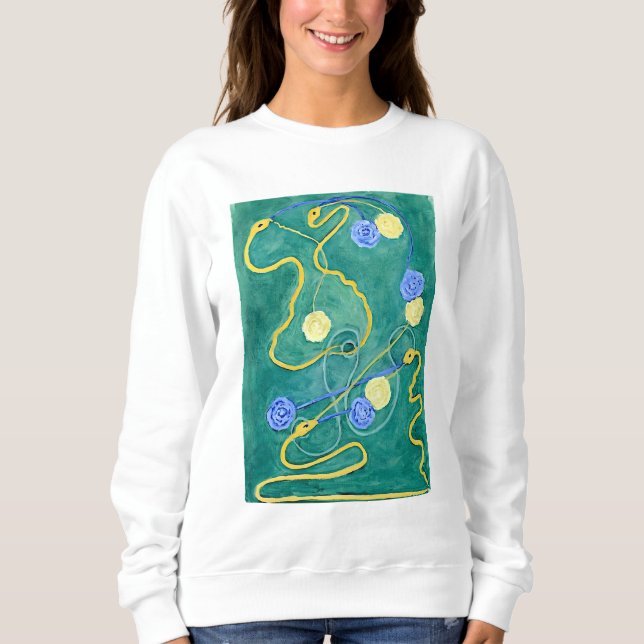 Camiseta O Caos Primordial de Hilma af Klint (Frente)