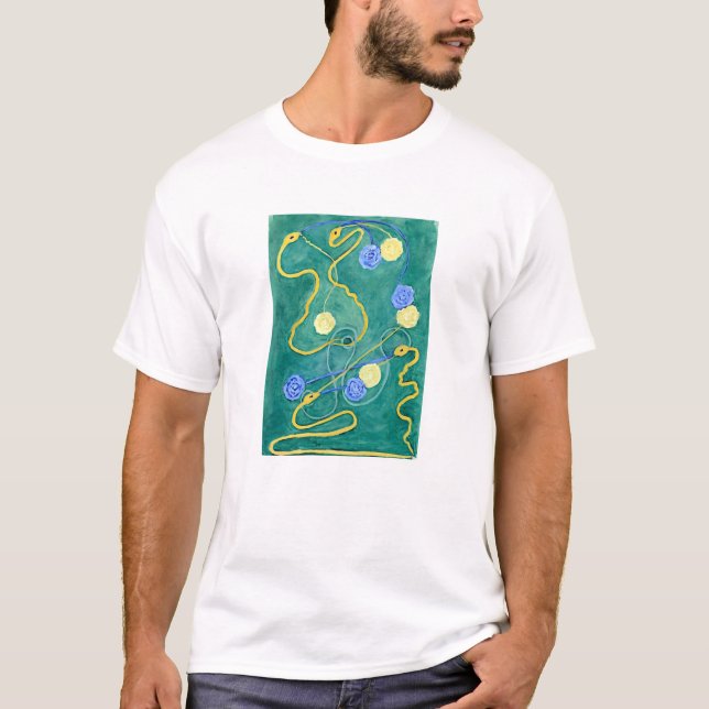Camiseta O Caos Primordial de Hilma af Klint (Frente)