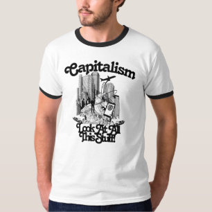 Camiseta O capitalismo é campainha repugnante