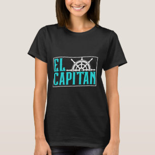 Camiseta O Capitão Navio Barco Dono Skipper Amante Capitão