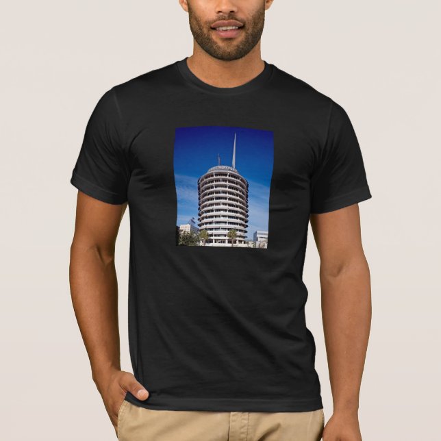 Camiseta O Capitólio grava o LA da torre (Frente)