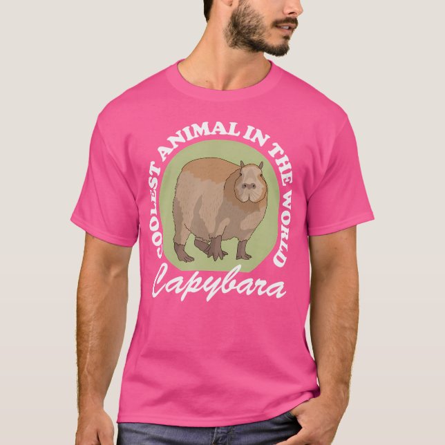 Camiseta O Capybaras Capybara mais fixe (Frente)