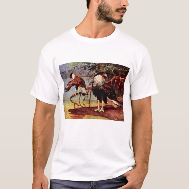 Camiseta O Caracara Crested de Audubon, 2 idades (Frente)