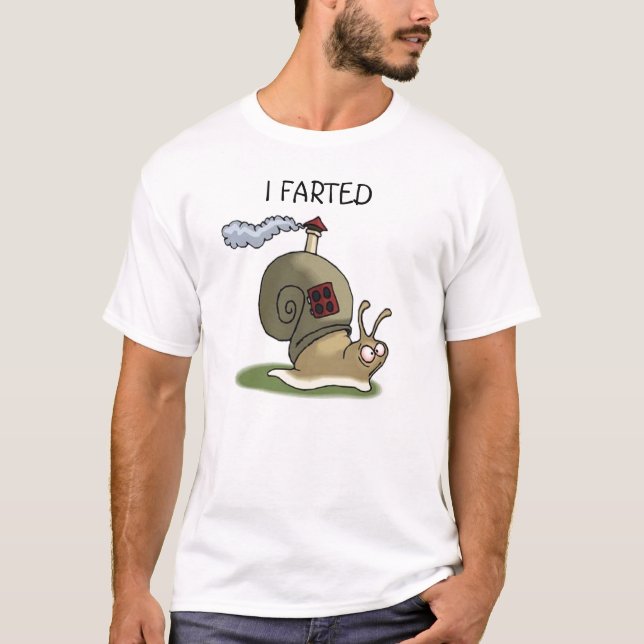 Camiseta O caracol Farted (Frente)