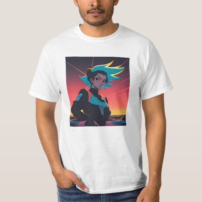 Camiseta O Caráter Anime Vê-Te Com Julgamento... (Frente)