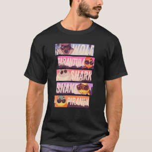 Camiseta O Caráter dos óculos de sol das Caras defeituosas