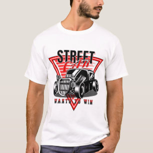 Camiseta o carro da rua quer ganhar