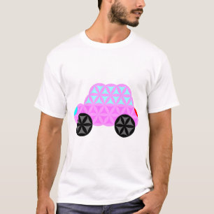 Camiseta O Carro Da Vida - Forma Sagrada A3.Rosa.