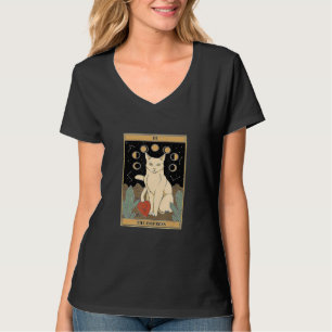 Camiseta O Carta de Tarot do Gato A Imperatriz