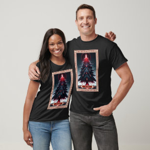 Camiseta O cartão de tarô da árvore de Natal