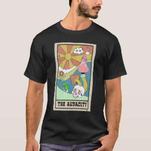 Camiseta O Cartão de Tarô de Audacidade Shaman Fortune Cont