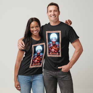 Camiseta O Cartão de Tarô de Biscoito de Natal