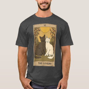 Camiseta O Cartão De Tarô Vintage, Magic, Occult, Cat