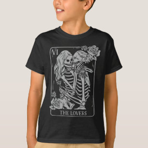 Camiseta O Cartão de Tarot dos Amantes Occulto Goth Beijand