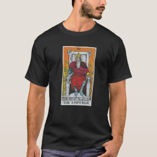 Camiseta O Cartão Imperador de Tarot Oculta Crenças