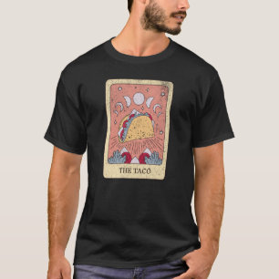 Camiseta O Cartão Taco Tarot Comida Mexicana Retro Vintage