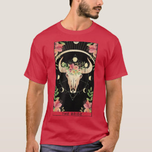 Camiseta O Cartão Tarot da Noiva Chá de Noiva Casamento Boh