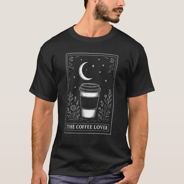 Camiseta O Cartão Tarot Do Café (Frente)