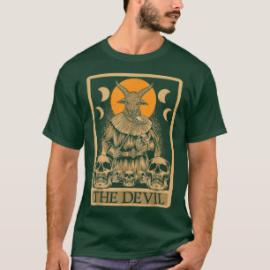 Camiseta O Cartãozinho Gótico do Diabo Lendo a Fortune Tell