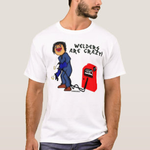 Camiseta O Cartoon Louco Welder