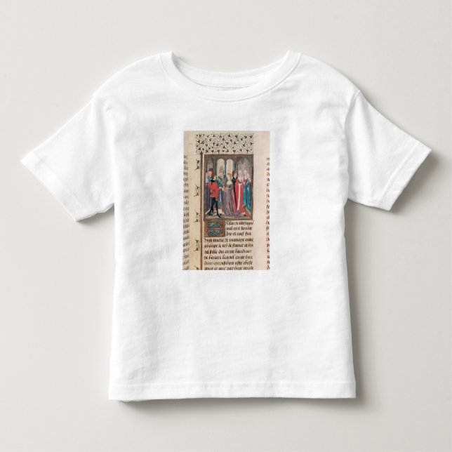 Camiseta O Casamento de Philippe Auguste King da França (Frente)