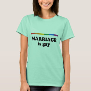 Camiseta O casamento é alegre
