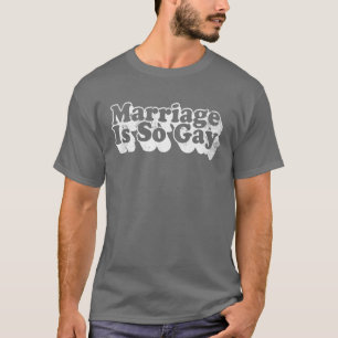 Camiseta o casamento é tão alegre