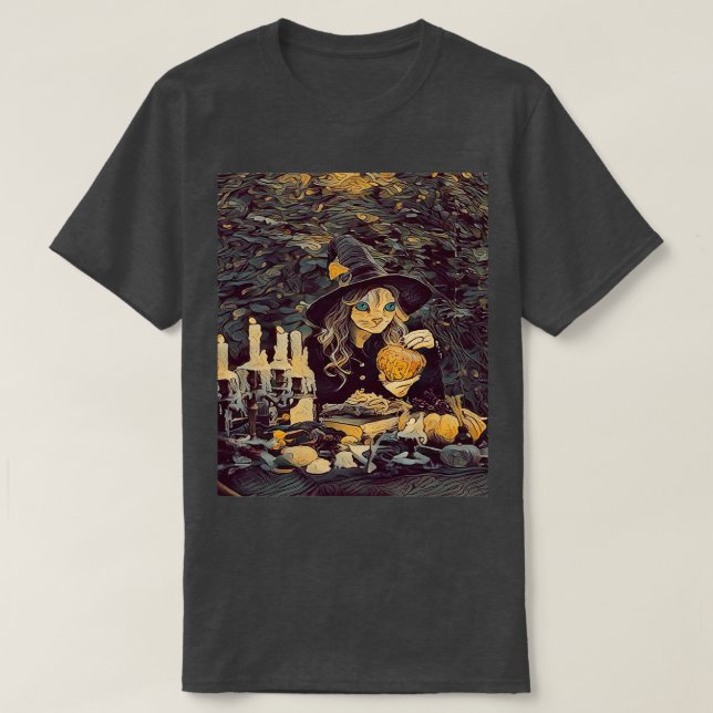 Camiseta O Cat Witchx27s Hex (Frente do Design)