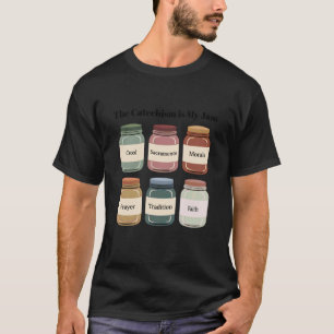 Camiseta O Catecismo é Meu Jam Professor Católico Cristão