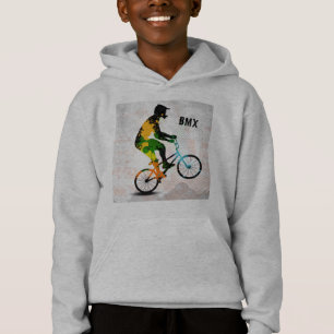 Camiseta O cavaleiro de BMX na pintura abstrata Splatters